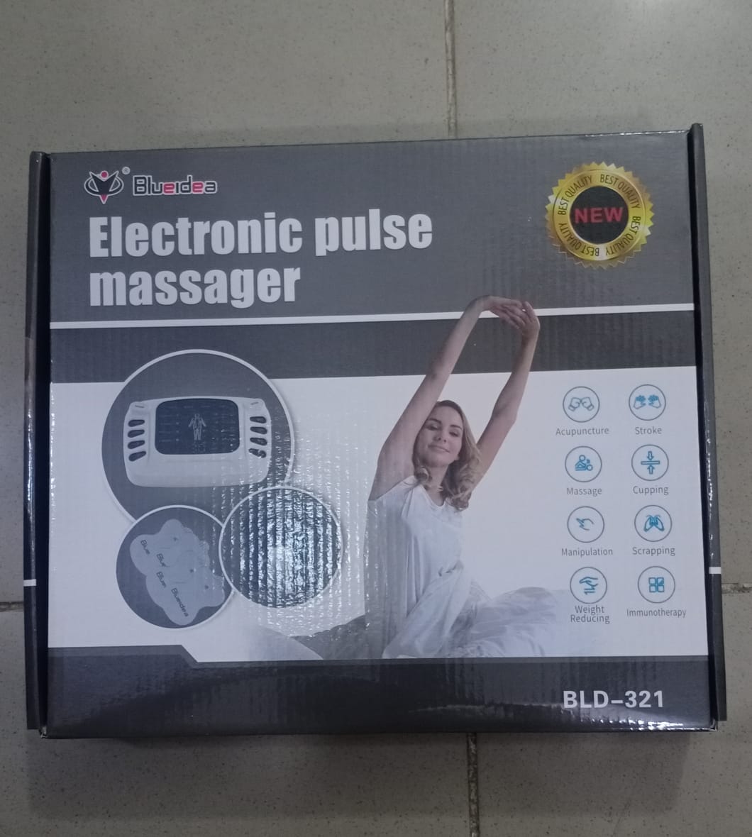 Tense Machine/Pulse Massager Wity Foot Slipper Massage - Image 3