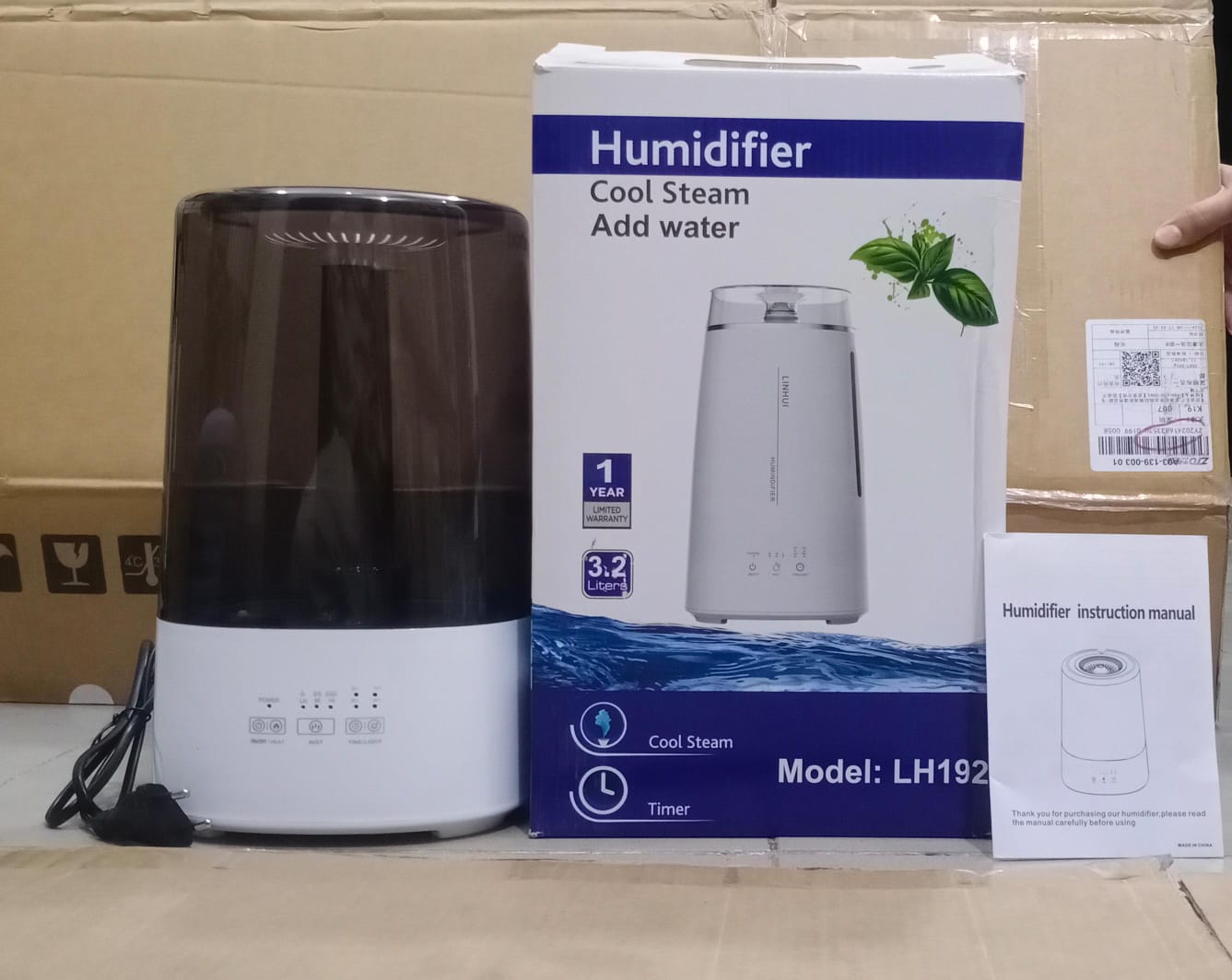 LH-192 Humidifier – Hot & Cold Mist with 4L Water Tank, 12-Hour Continuous Operation & Scent Addition Option ( Random Color ) - Image 7