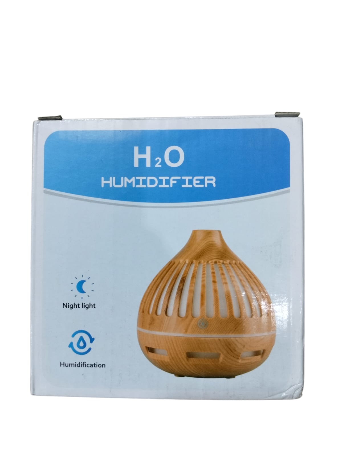 Humidifier H²O Ultrasonic Aroma humidifier 7 Colour Changing LED Lights Air Humidifier Night Light for Office Living Room Indoor - Image 4