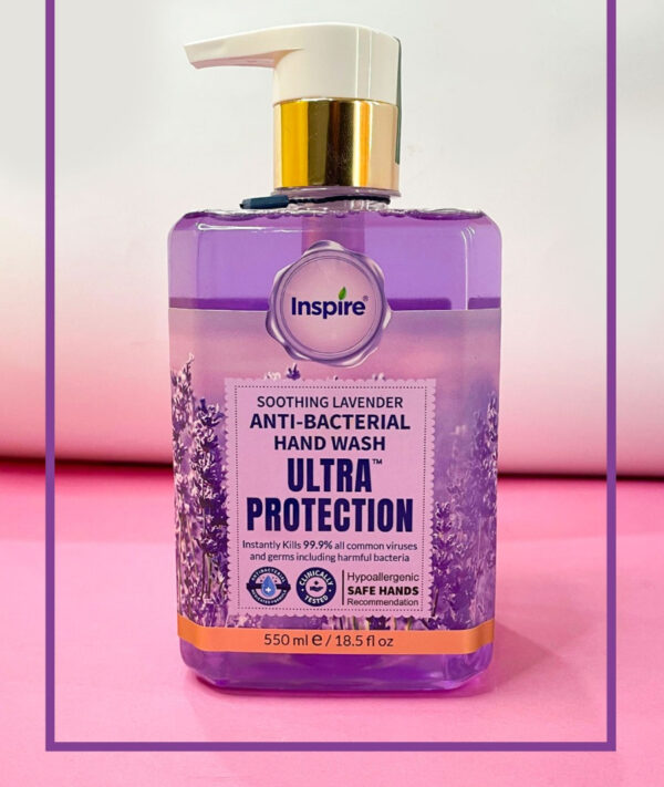 Inspire Ultra Protection Anti Bacterial Hand Wash 500ml - Image 5
