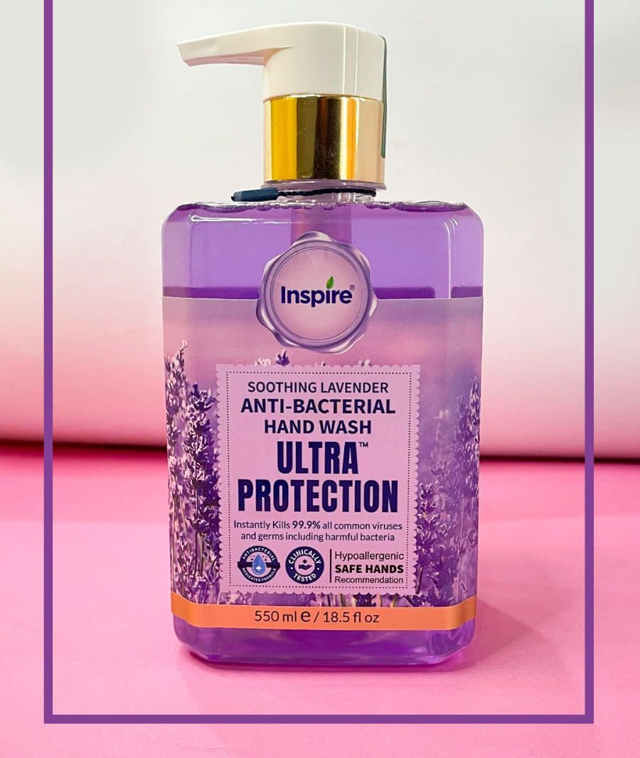 Inspire Ultra Protection Anti Bacterial Hand Wash 500ml - Image 5