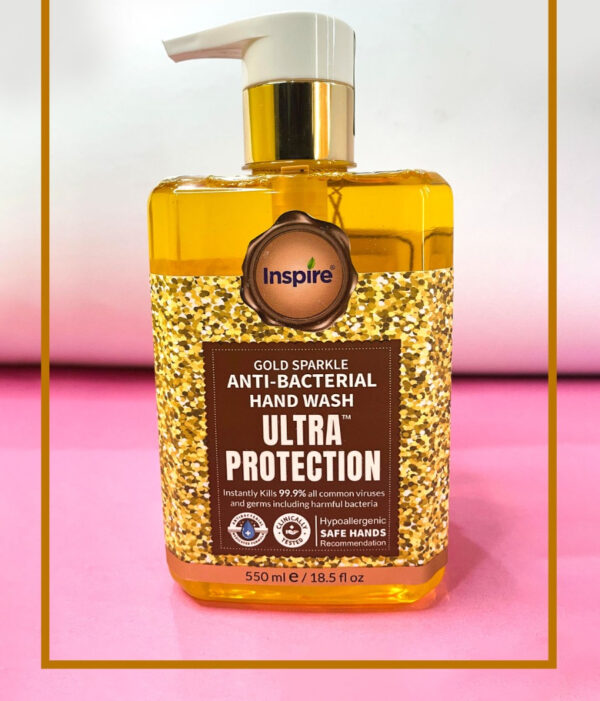 Inspire Ultra Protection Anti Bacterial Hand Wash 500ml - Image 6