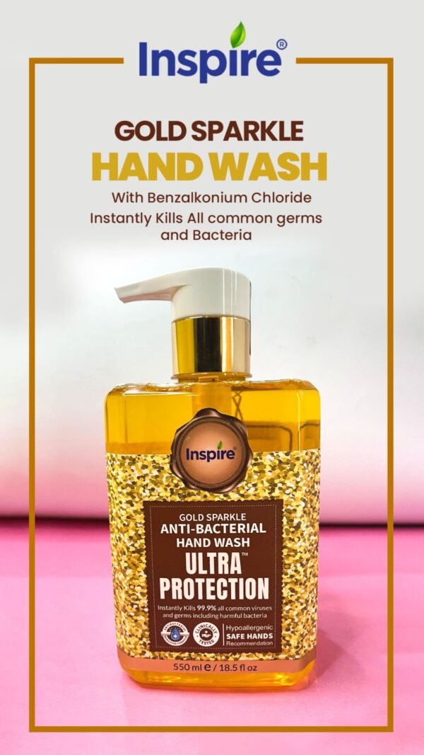 Inspire Ultra Protection Anti Bacterial Hand Wash 500ml - Image 12