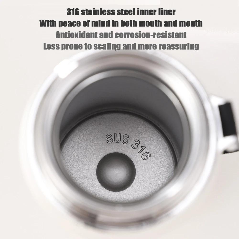 Stainless Steel Water Bottle with Digital Temperature Vacuum Insulated Water Bottle, Large Capacity, Outdoor Portable Sports Water Bottle With Rope Handle (Random Color) - Image 6