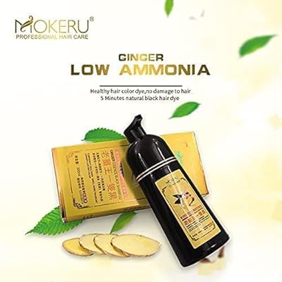 MOKERU Ginger Hair Shampoo for 5-Minute Natural Dye & Healthier, Longer-Lasting Color 200 ml - Image 4