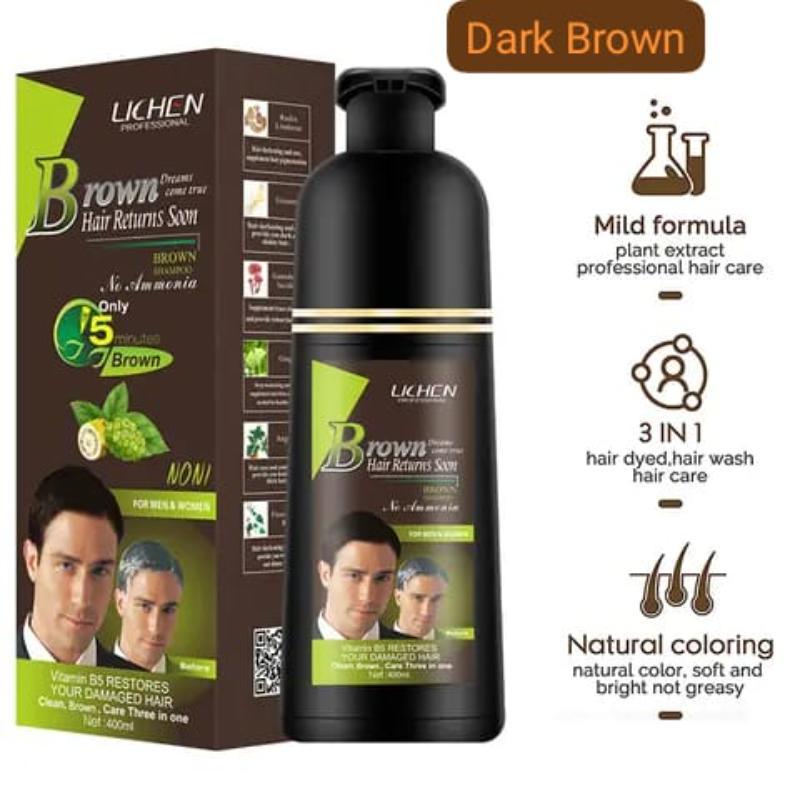 Original Lichen Hair Color Shampoo for Men, Women 200ml - Image 2