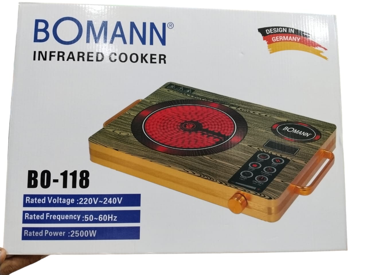 Bomann Infrared Cooker BO-118 infrared Cooker Hot Plate Induction Cooker Electric Stove Infrared Hotplate - Image 2
