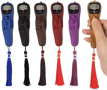 Finger Counter-Islamic Tasbih Bead Digital Finger Rotating Prayer Beads with Digital Counter Counter for Prayer Islamic Tasbih Muslim (Random Color) - Image 5