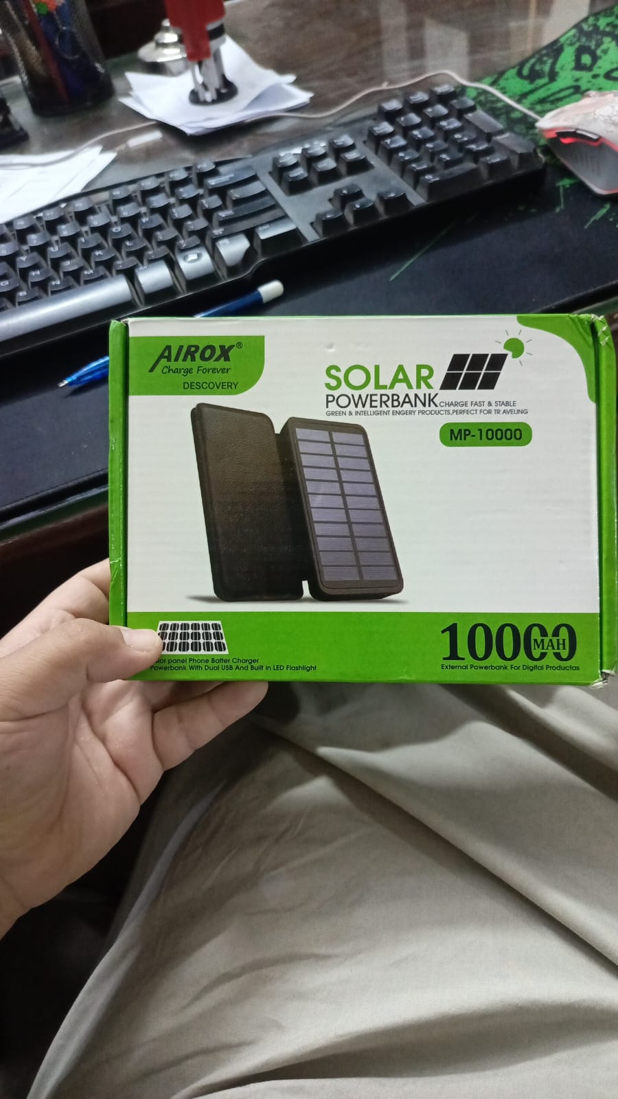 MP-10000 Airox Solar Solar Power Bank - Your Sustainable Energy Solution - Image 5