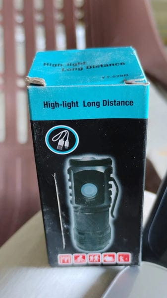 1 Pc Small LED Torch, Rechargeable Torch, 5 Lighting Modes Waterproof Handheld Flashlights for Power Cuts, Camping, Hiking, Outdoor - Image 4