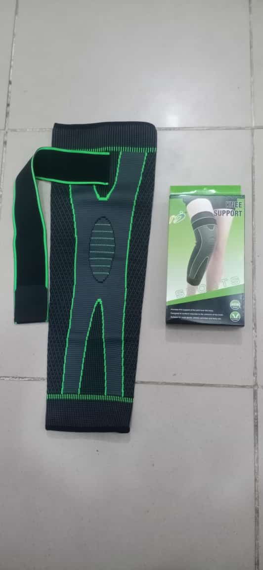 1 Pc Compression Knee Pads Support Sleeve Protector Elastic Kneepad Brace Spring Support Volleyball Running Silicone Long Full Legs Sleeve Arthritis Running Gym Sport - Image 2