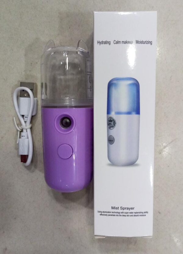Portable Beauty Instrument Humidifier Easy To Carry  Spray Nano Spray Water Meter Steam Face Cold Spray (30 ml) - Image 2