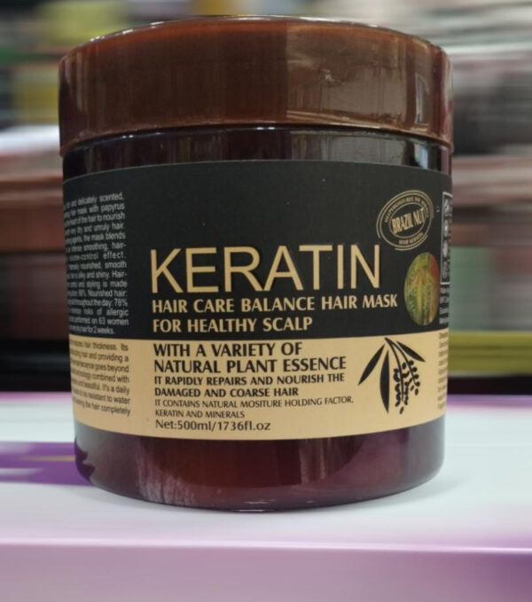 Keratin Original Hair Care Balance Mask And Treatment for Healthy Scalp - 500ml - Image 7