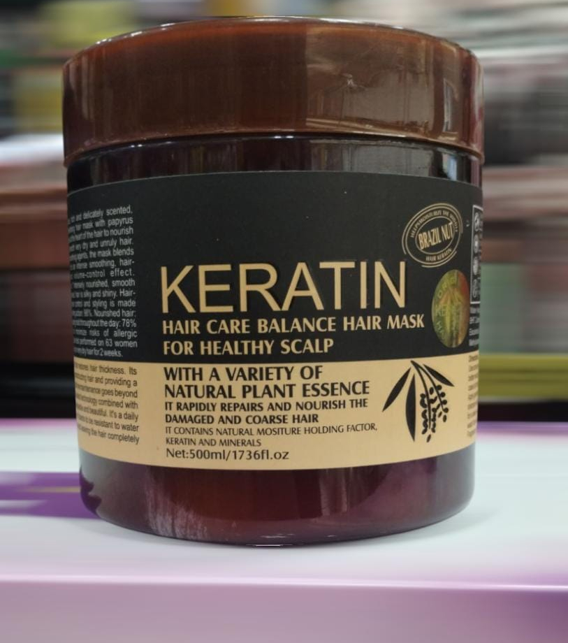Keratin Original Hair Care Balance Mask And Treatment for Healthy Scalp - 500ml - Image 7