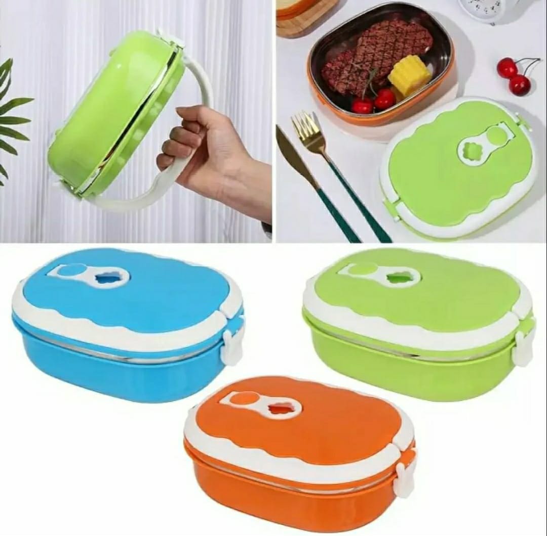 Stainless Steel Insulated Square Lunch Box for Children, Kids and Adult | Portable Picnic Storage | School Student Food Container