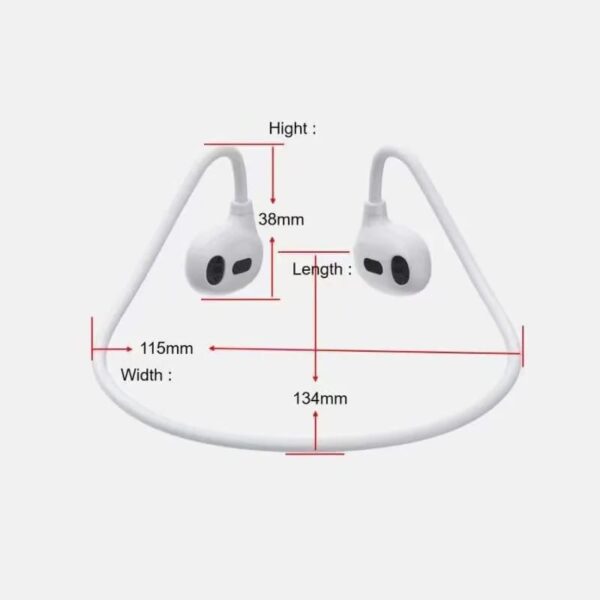 Sport Bluetooth Pro Air 2nd generation 5.3 Neck Hanging Wireless Earphone - Image 12