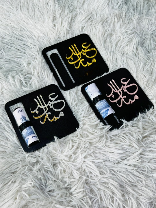 Square Eidi Card | Eid Mubarak Card  | Card For Eidi | Best Quality Eid Card - Image 4