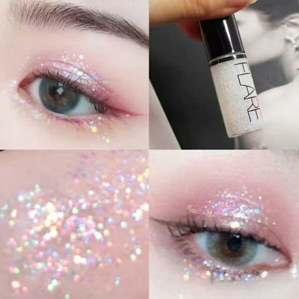 Pack of 6 Mocallure Metallic Shiny Waterproof Glitter Eyeshadow Liquid Eyeliner (Random Color) - Image 4