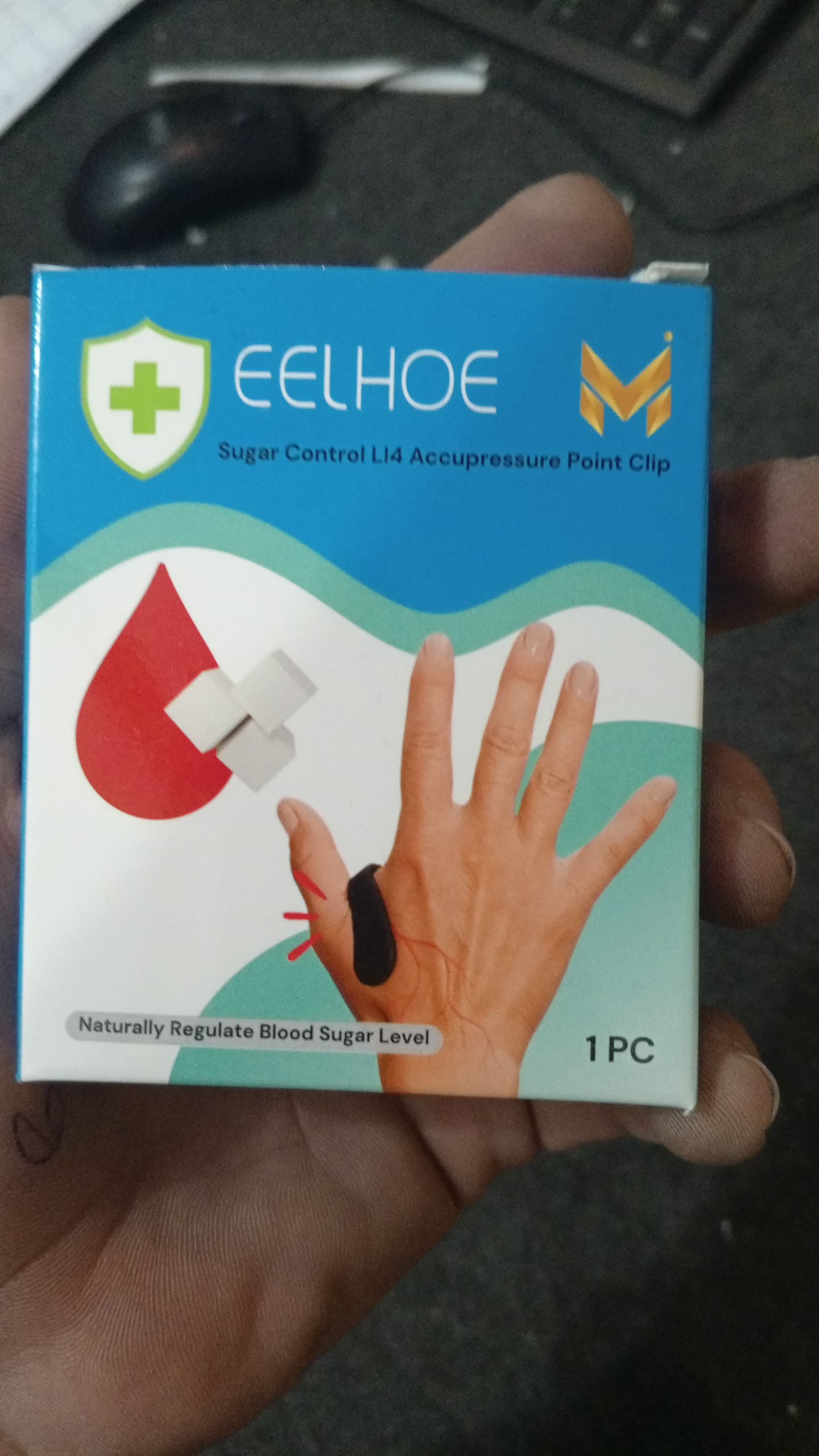 Sugar Control LI4 Acupressure Point Clip Wearable – Supporting Acupressure Relaxation, Stress Alleviation, Tension Relief and Headache Relief Hand Clip Migraine Pressure Point Clip - Image 4