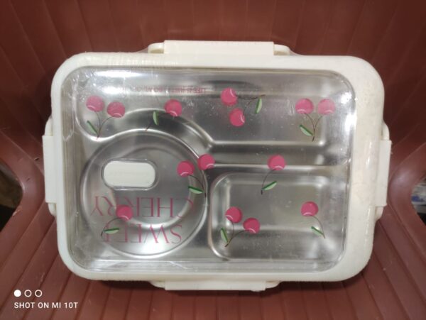 Rectangular Lunchbox with a clear lid | Lunch Box for Children, Kids and Adult | Portable Picnic Storage | School Student Food Container - Image 9