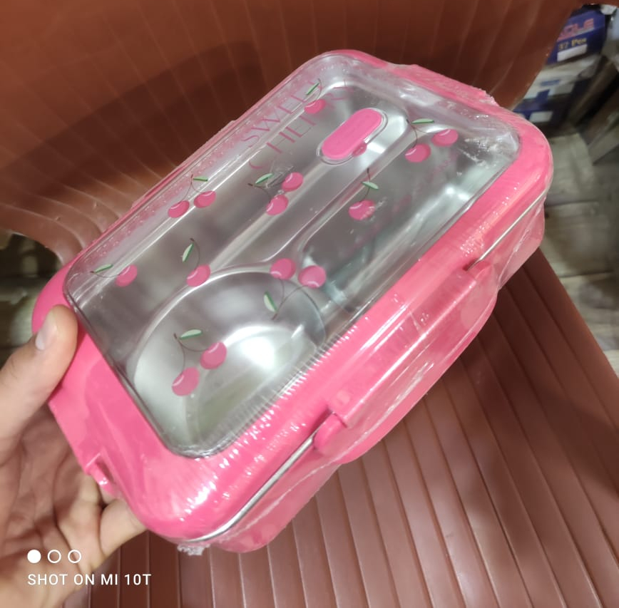 Rectangular Lunchbox with a clear lid | Lunch Box for Children, Kids and Adult | Portable Picnic Storage | School Student Food Container - Image 4