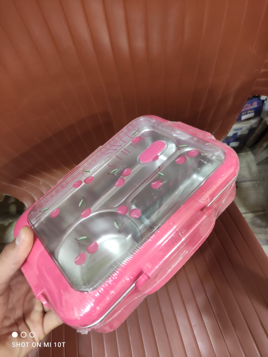 Rectangular Lunchbox with a clear lid | Lunch Box for Children, Kids and Adult | Portable Picnic Storage | School Student Food Container - Image 12