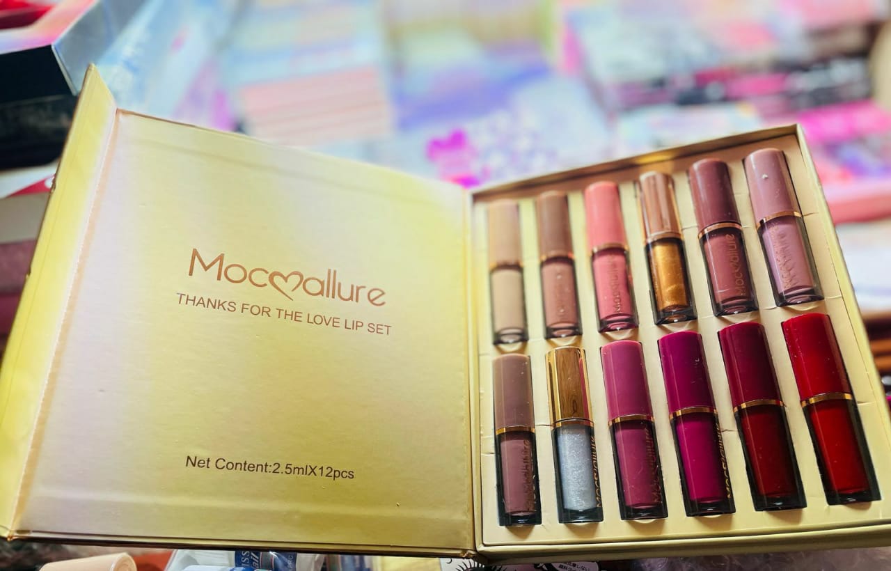 12 Pcs Mocallure Transparent Clear Lip Gloss | High Pigment Lipgloss Set | Best Quality Lipgloss Set - Image 3