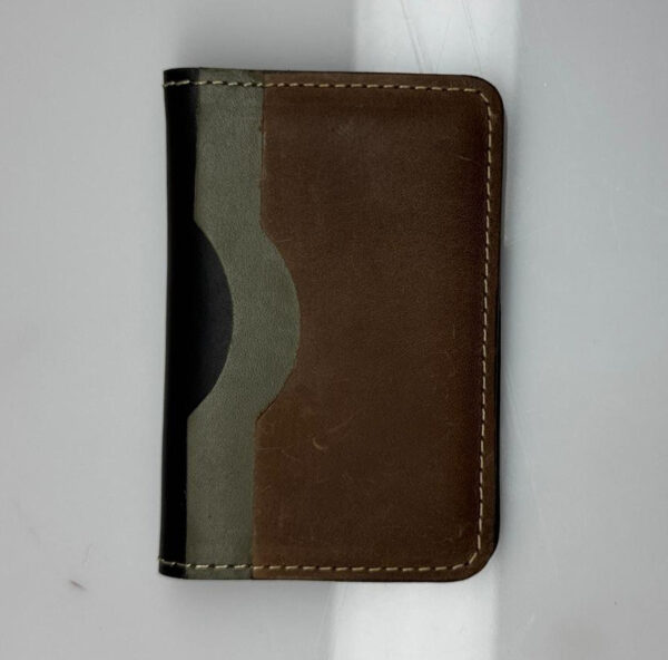 Men's Stylish Slim Wallet with Card Pockets – Multicolor, Rexine Material ( Random Color )