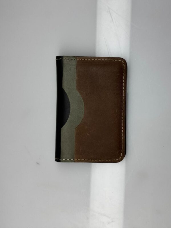 Men's Stylish Slim Wallet with Card Pockets – Multicolor, Rexine Material ( Random Color ) - Image 2
