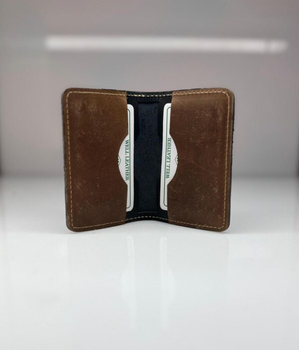 Men's Stylish Slim Wallet with Card Pockets – Multicolor, Rexine Material ( Random Color ) - Image 4