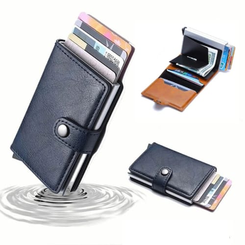 Men's Stylish Slim Wallet with Card Pockets – Multicolor, Rexine Material ( Random Color ) - Image 8