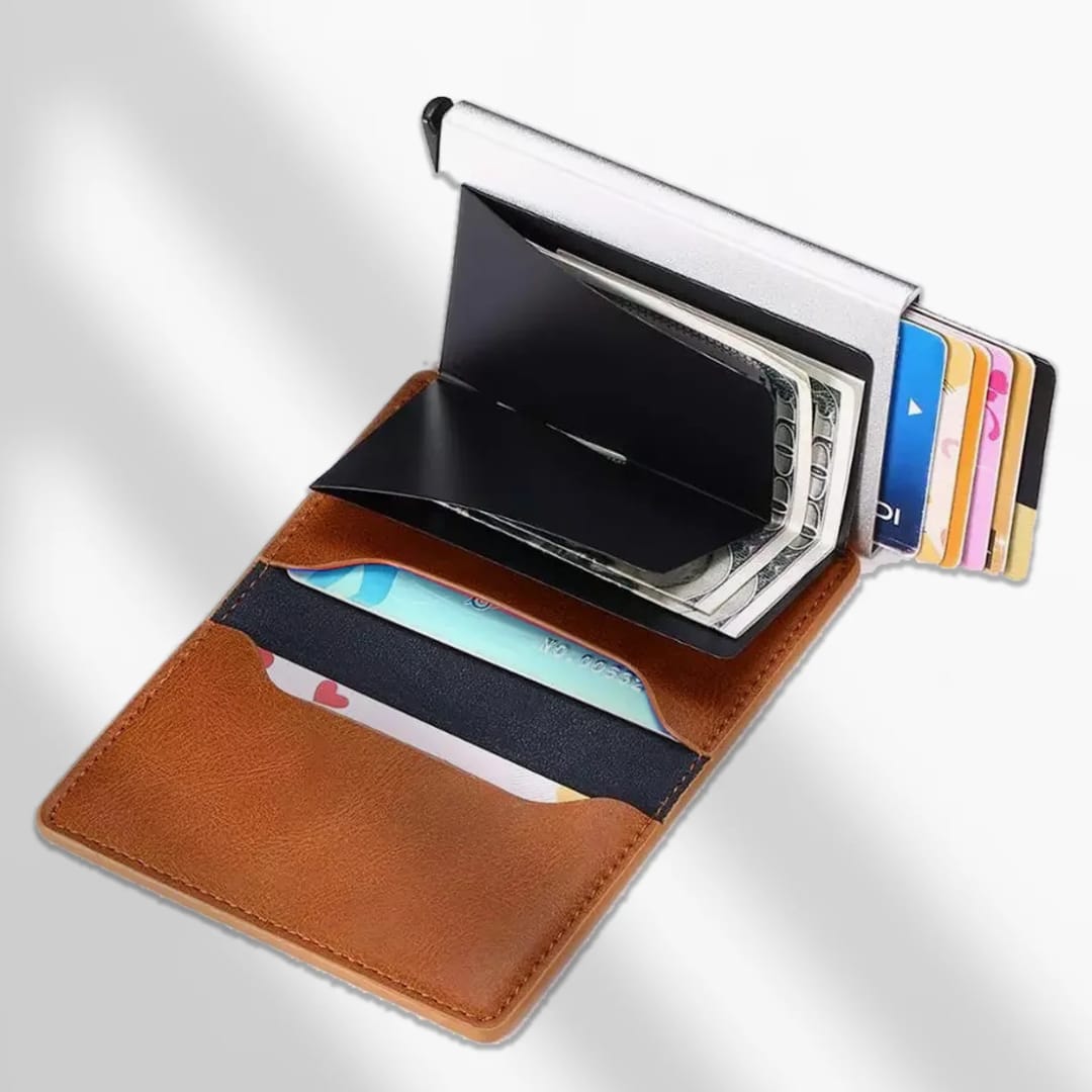 Men's Stylish Slim Wallet with Card Pockets – Multicolor, Rexine Material ( Random Color ) - Image 10