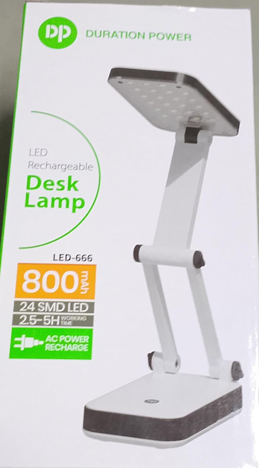 DP LED 666 - Portable Folding LED Desk Lamp with Adjustable Brightness – Travel-Friendly Study & Reading Light - Image 4