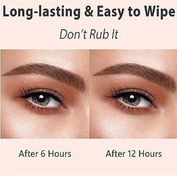 Natural Long Lasting Eyebrow Pen Waterproof Fork Tip Eyebrow Tattoo Pencil Women Eye Cosmetic Beauty Makeup | Eyebrow Marker Pen - Image 4
