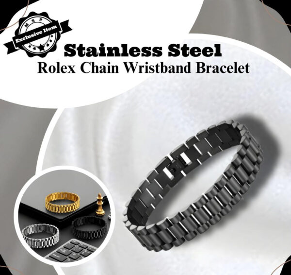 Stainless Steel Charming Hand Chain Bracelet | Beautiful Charming Hand Chain Bracelet For Boys and Men - Image 7