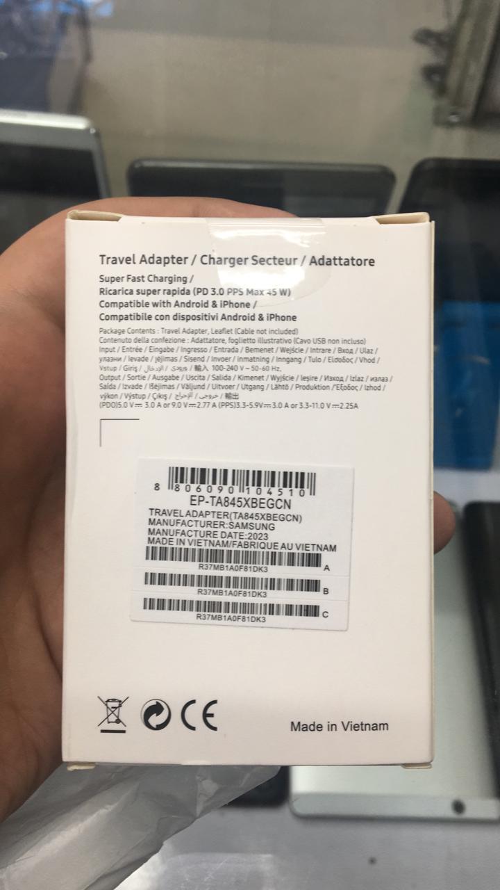 Original Samsung 45w Super Fast Charger With Type C | Best Quality Samsung Fast Charger - Samsung 45w PD Adapter - Image 5