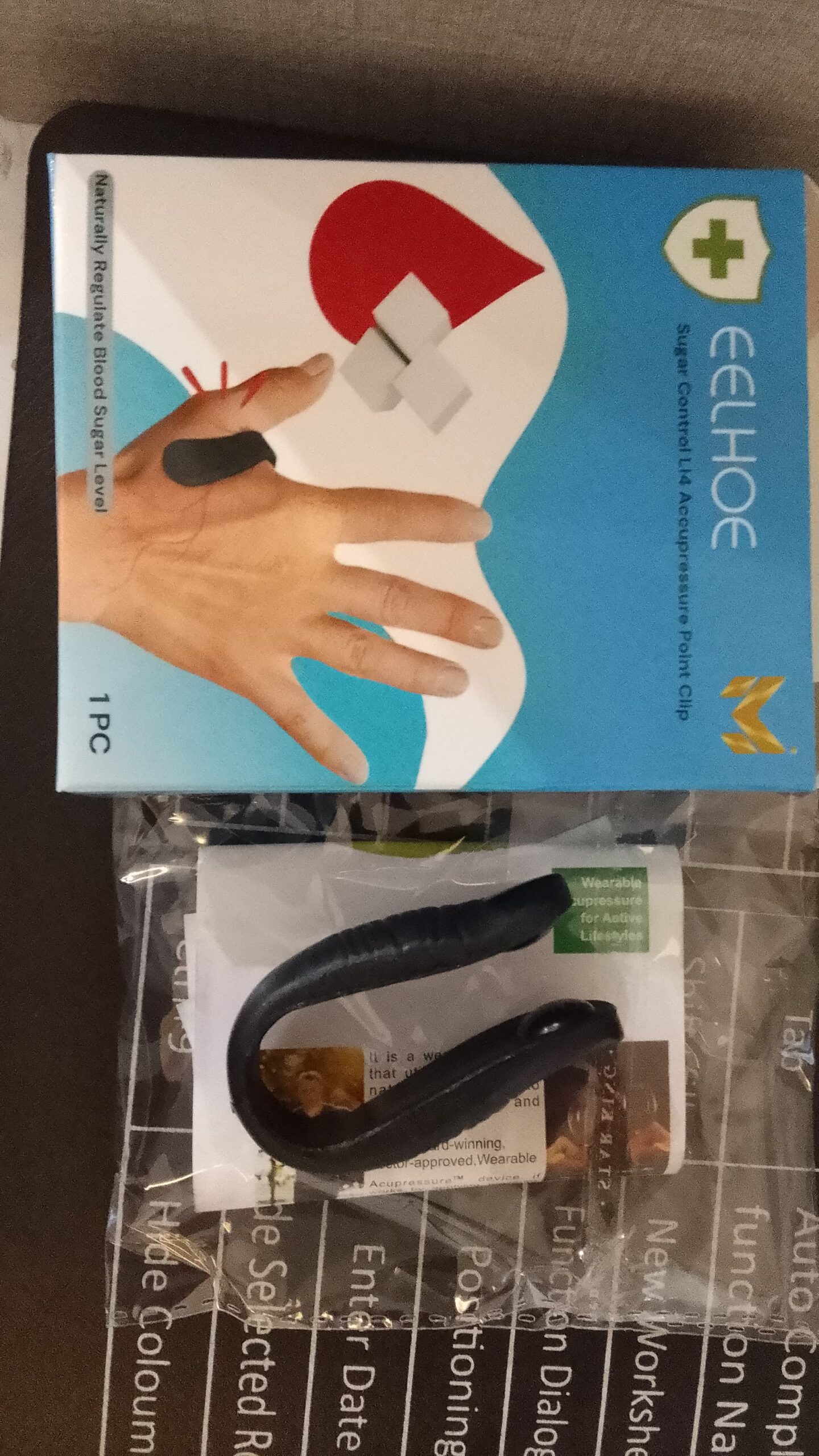 Sugar Control LI4 Acupressure Point Clip Wearable – Supporting Acupressure Relaxation, Stress Alleviation, Tension Relief and Headache Relief Hand Clip Migraine Pressure Point Clip - Image 2