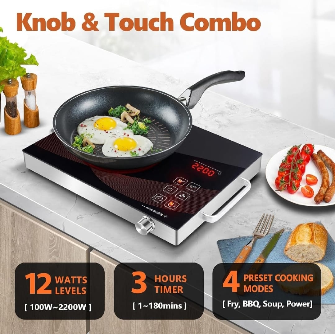 Ancher Plus SV-605 Infrared Cooker & Hot Plate – Multifunction & Digital Display – 3500W | Best Quality Cooker Digital Display ( Random Color ) - Image 4