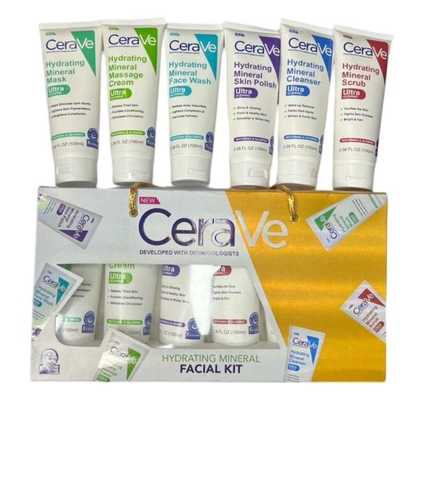 Pack of 6 CeraVe Hydrating Mineral Facial Kit | Best Quality Hydrating Mineral Facial Kit - Image 3