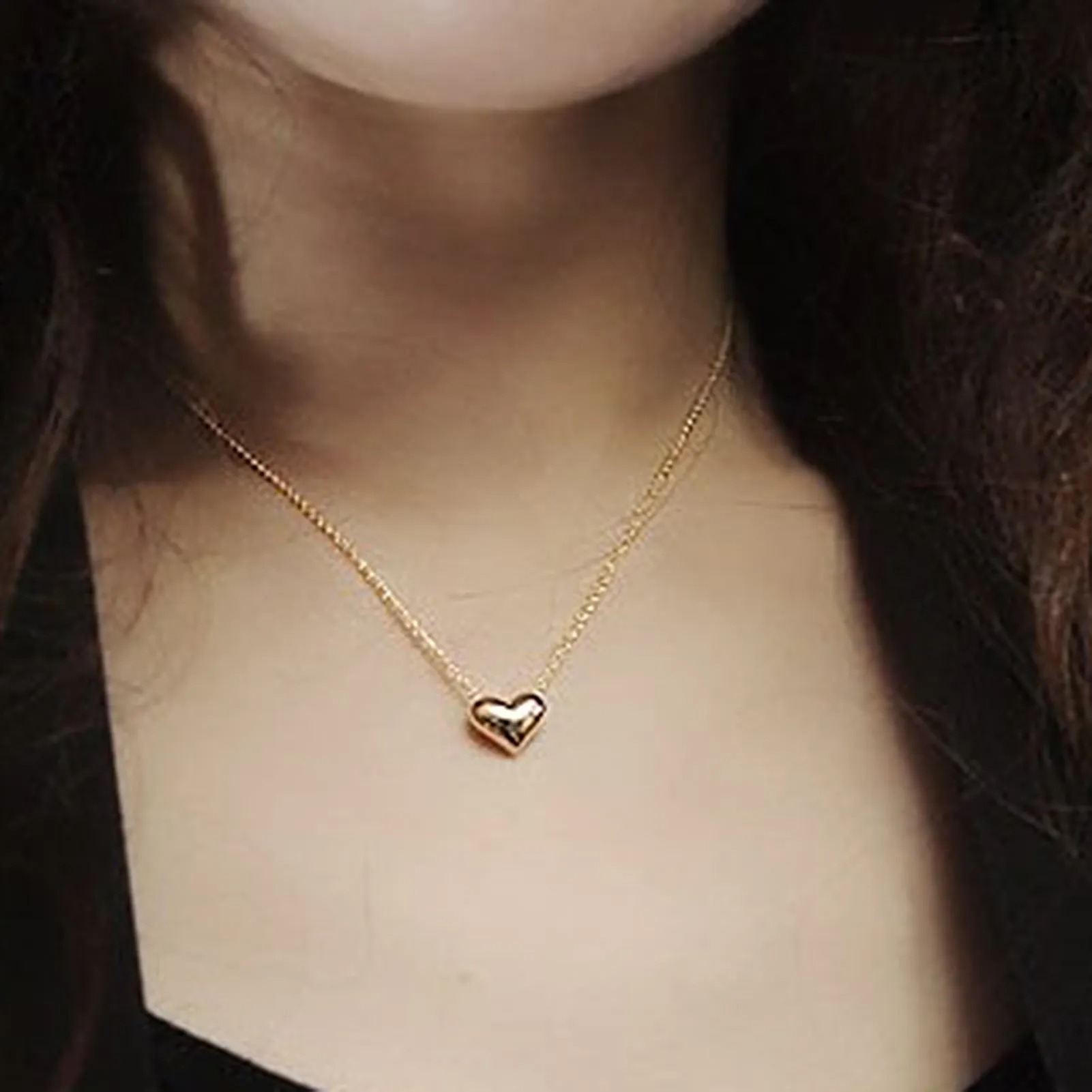Stainless Steel Heart Shape Necklace |  Love Heart Pendant Necklace | Girls & Women Fashion - Image 8
