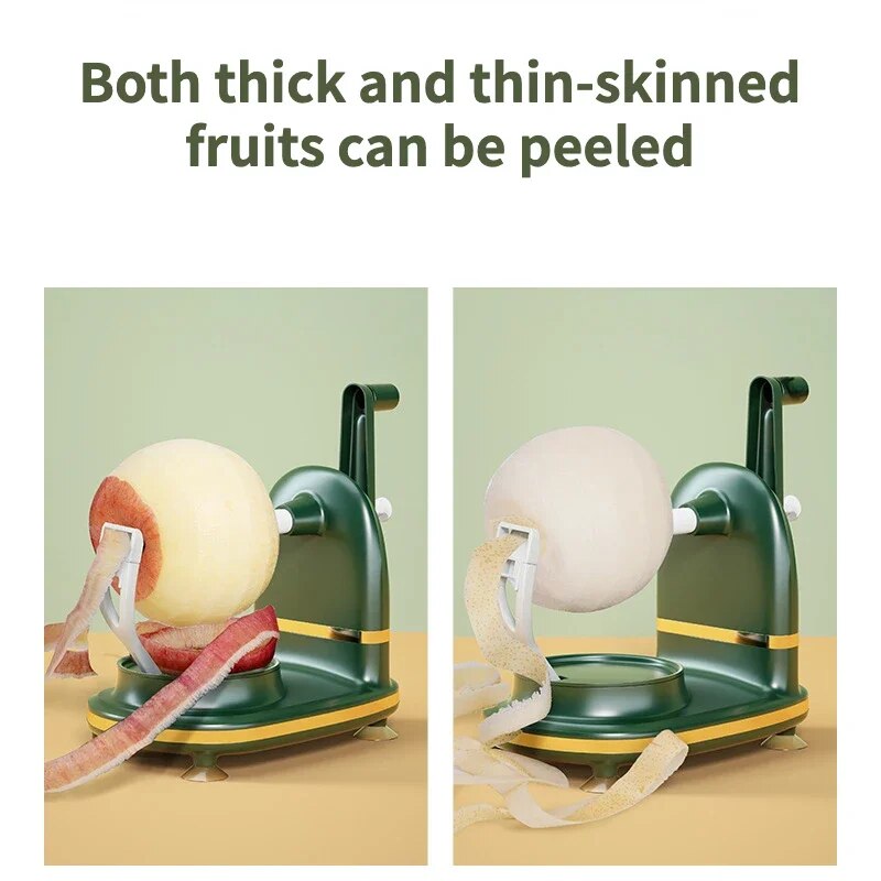 Manual Fruit Peeler | Multifunctional Peeler Household Peeling Machine | Manually Rotating Multifunctional Hand-Operated Fruit Peeler (Random color) - Image 8