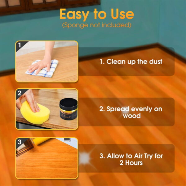 Liquid Wood Seasoning Beewax Polish - Complete Solution Furniture Care Polishing Beewax | Best Polish - Image 9