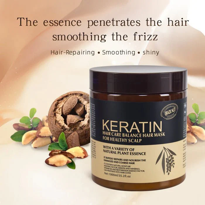 Keratin Hair Care Balance Mask And Treatment for Healthy Scalp - 500ml - Image 3