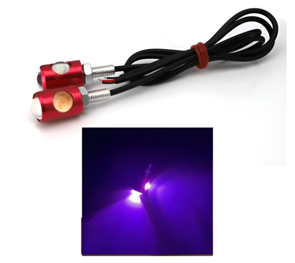 Mini LED 1 pair 2 indicator Motorcycle Side Mini LED indicator light Super Bright LED - Image 3
