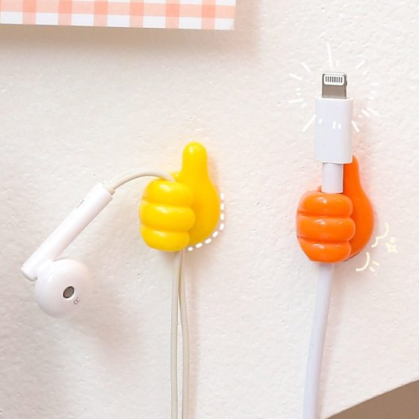 PACK OFF 10 Thumb Wall Hook Wall Decoration Hook Creative Silicone Thumb Key Hanger Hooks(random color) - Image 5