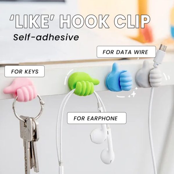 PACK OFF 10 Thumb Wall Hook Wall Decoration Hook Creative Silicone Thumb Key Hanger Hooks(random color) - Image 9