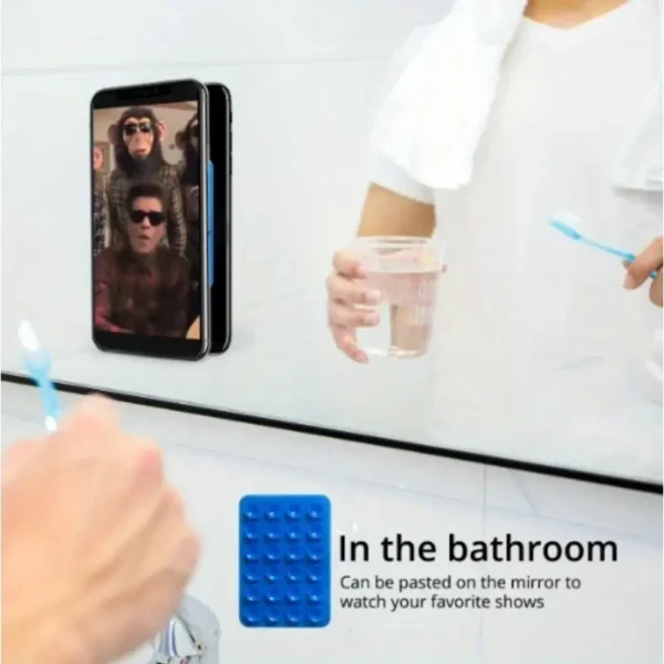 Mobile bubble Grip | Silicone Suction both side Bubble Grip Cup Phone Strong Grip Holder, Hands-Free use Mobile Phone Holder (Random color) - Image 4