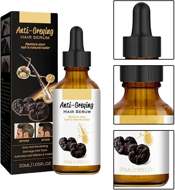 Hair Darkening Se-Rum, Darka Anti-greying Hair Se-Rum, Nutrient Natural Darkening Se-Rum 30 ML - Image 2