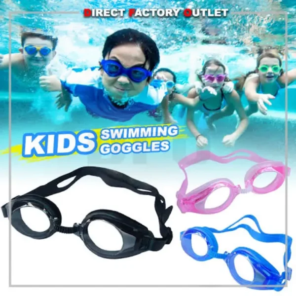 3 in 1 Swimming Goggles Advanced Swimming Goggles For Kids And Adults (Random Color) - Image 4