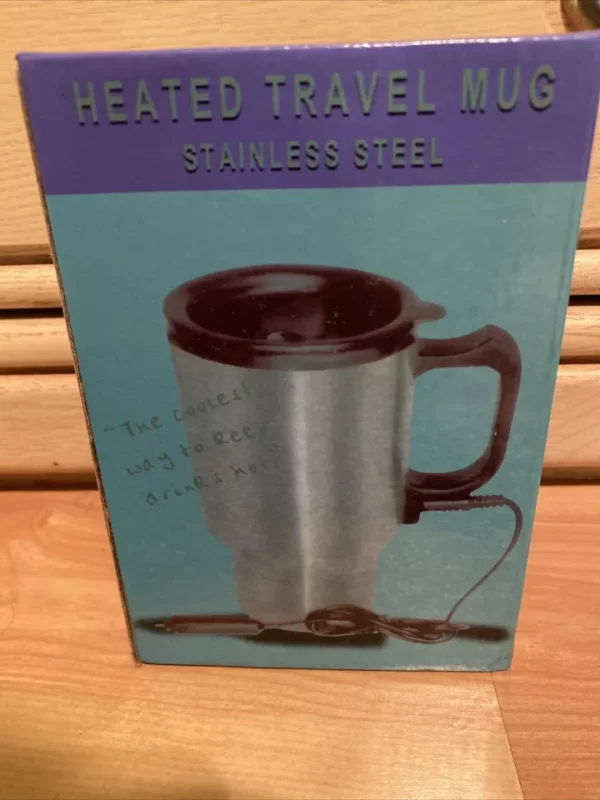 12 Volts 450 ml Heated Travel Mug Coffee /Tea/Soup Cup Car Charging Electric Kettle - Image 5